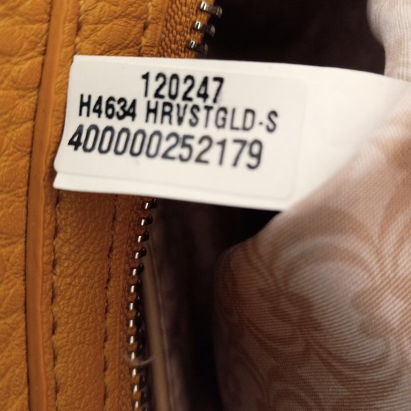 Charming Charlie Mustard Colored Handbag Purse GUC - Picture 6 of 9